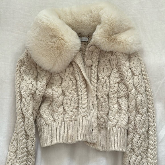 Zara fur cardigan - Picture 1 of 6